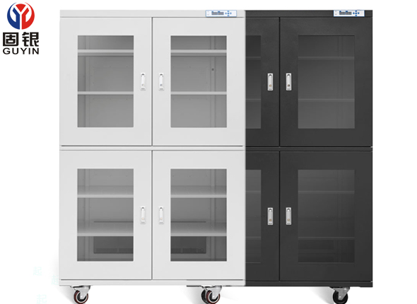 防潮箱 固银防潮箱 电子防潮柜 安全除湿1436L四门电子防潮箱